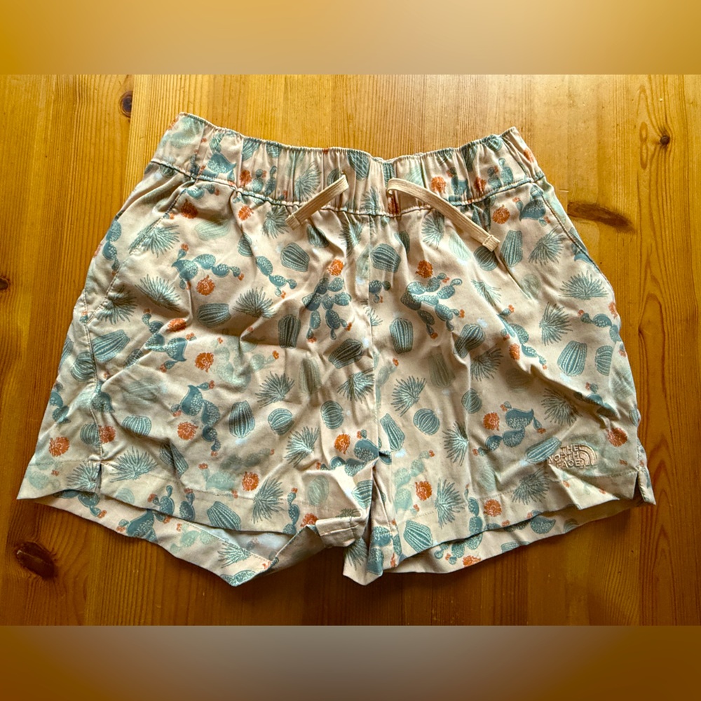 North Face Shorts with Cactus Print